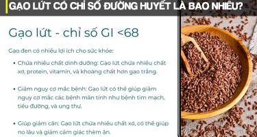 Gạo lứt có an toàn nếu bạn bị tiểu đường?